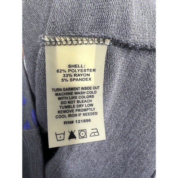 Title Nine Women’s Gidget 2.0 Soft Jersey Knit Dress Small S Gray Colorful Geo - Picture 4 of 5